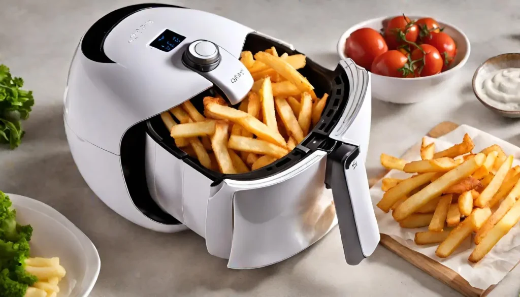 rispy air fryer French fries method homemade air fryer fries