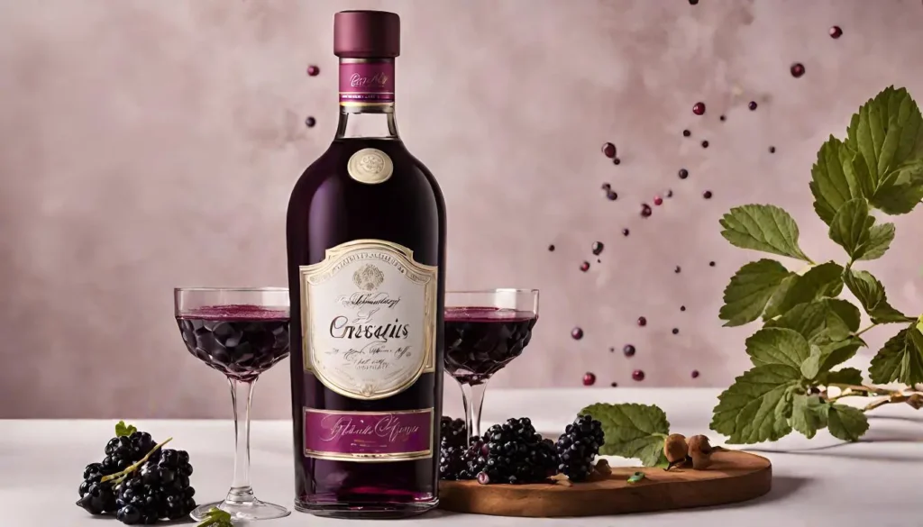 Taste of Crème de Cassis liqueur